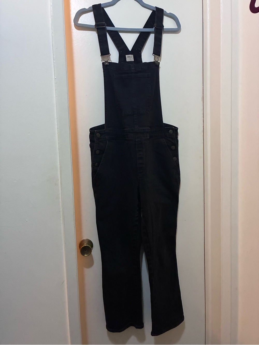 GAP black denim overalls sz 31 classic women’s jean overalls